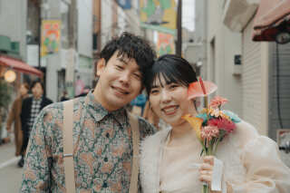 レトロな街撮り！ユニークでおしゃれな前撮り