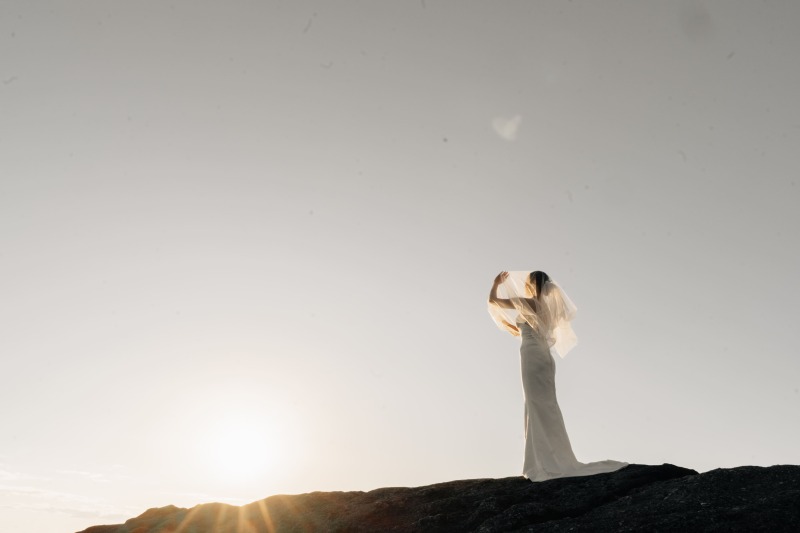 花嫁のソロショット