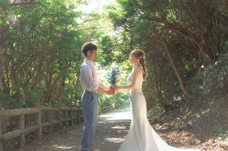 緑に囲まれて♡