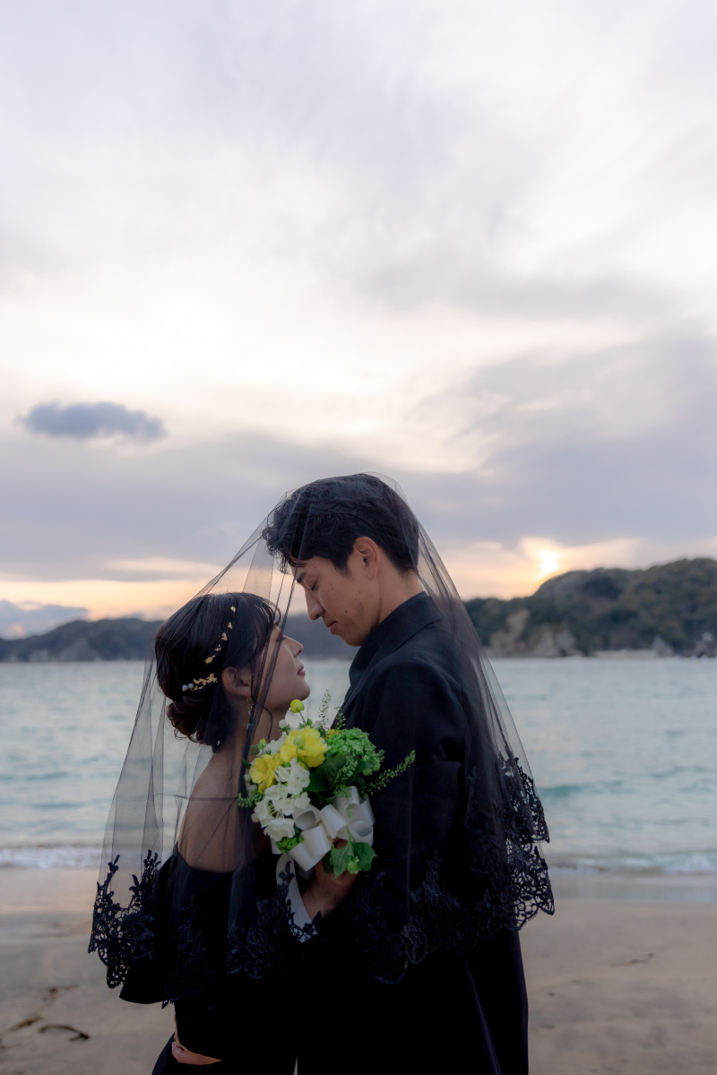 ブラックベールで大人スタイル♪