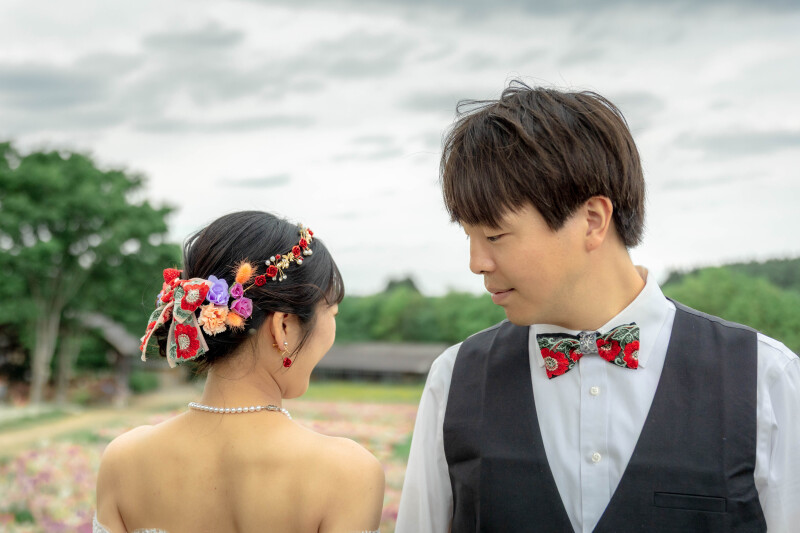 おそろいの可愛いワンポイント