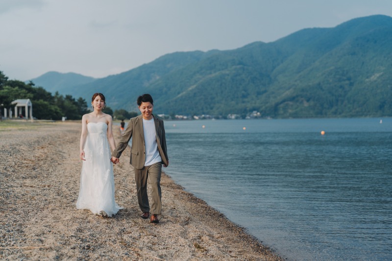 琵琶湖での前撮りレポート