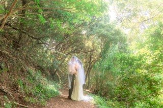 注目の前撮りスポット『宮崎の鼻』での撮影