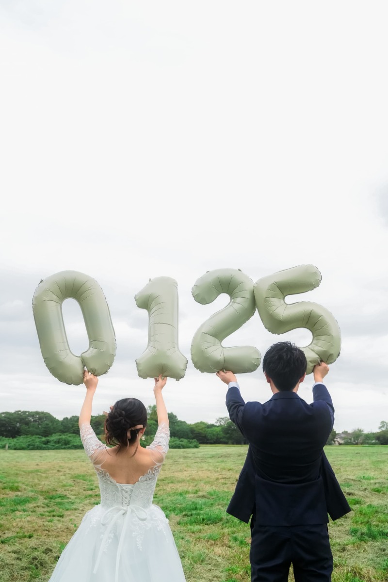 数字のバルーン♪