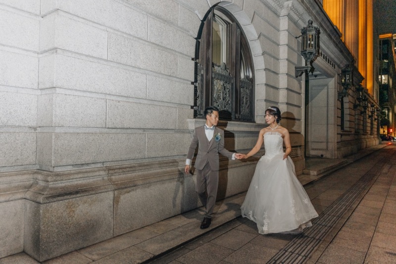 新郎様がエスコート！