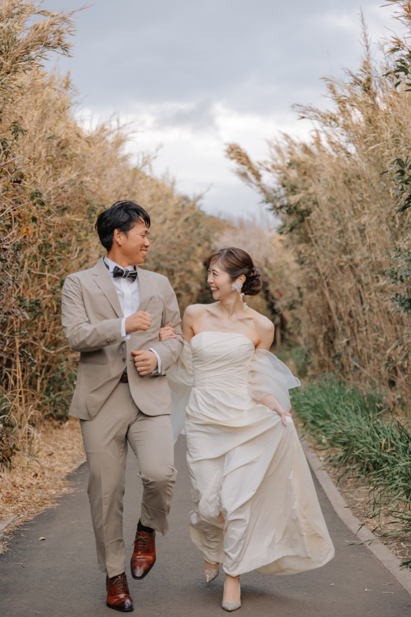 城ケ島公園でスキップ