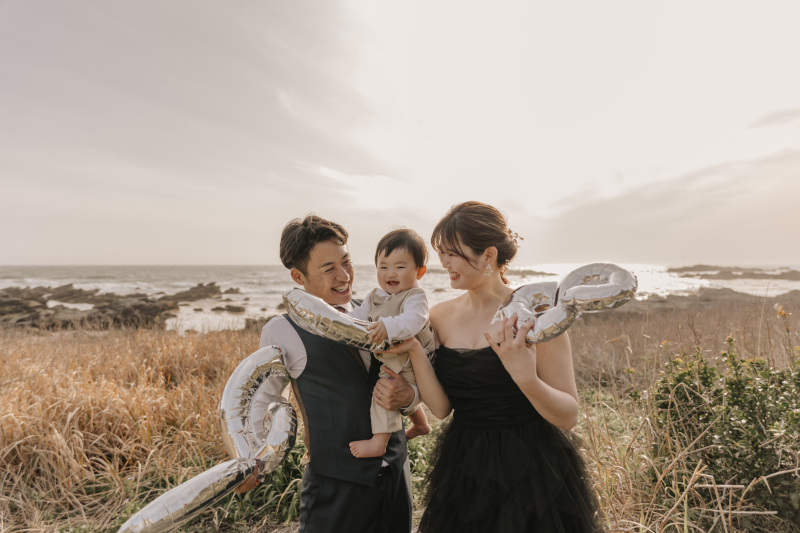 お子様も一緒に！楽しく前撮り撮影♪