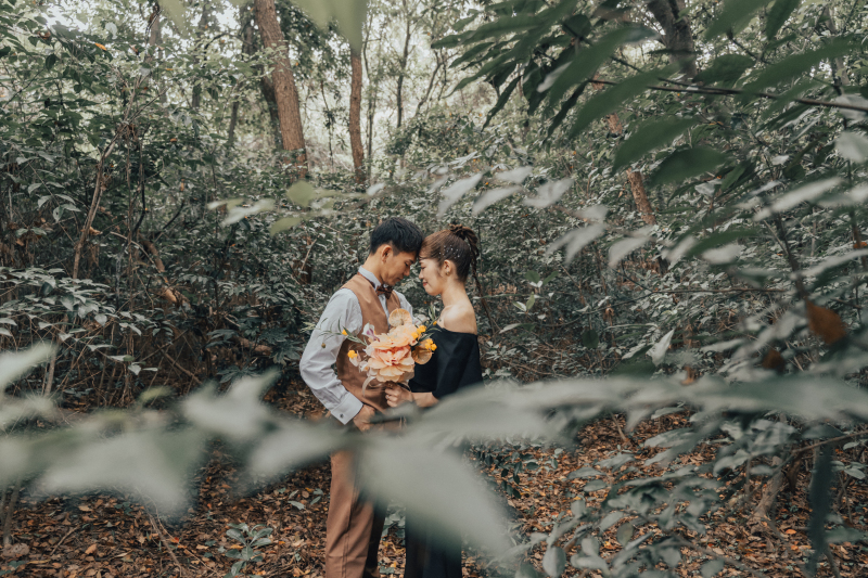 緑に囲まれたふたりの空間