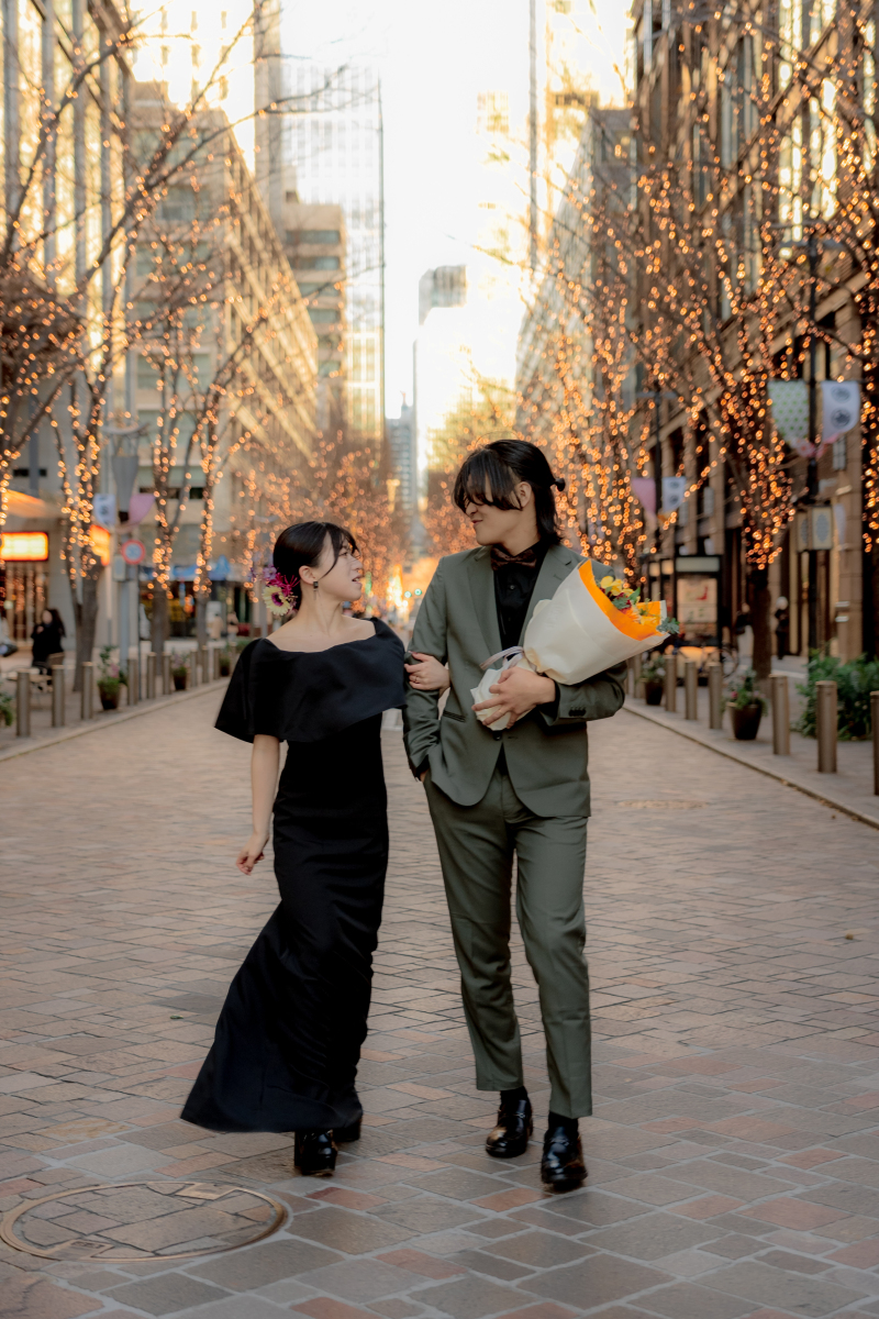 丸の内のライトアップ