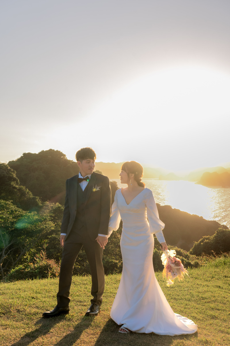 サンセット越しに