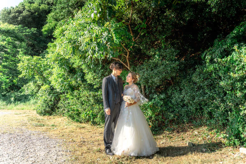 もちろん夫婦だけのショットも◎