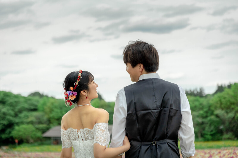 大好きが伝わる後ろ姿