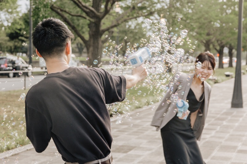 風船を持ち込んで♪