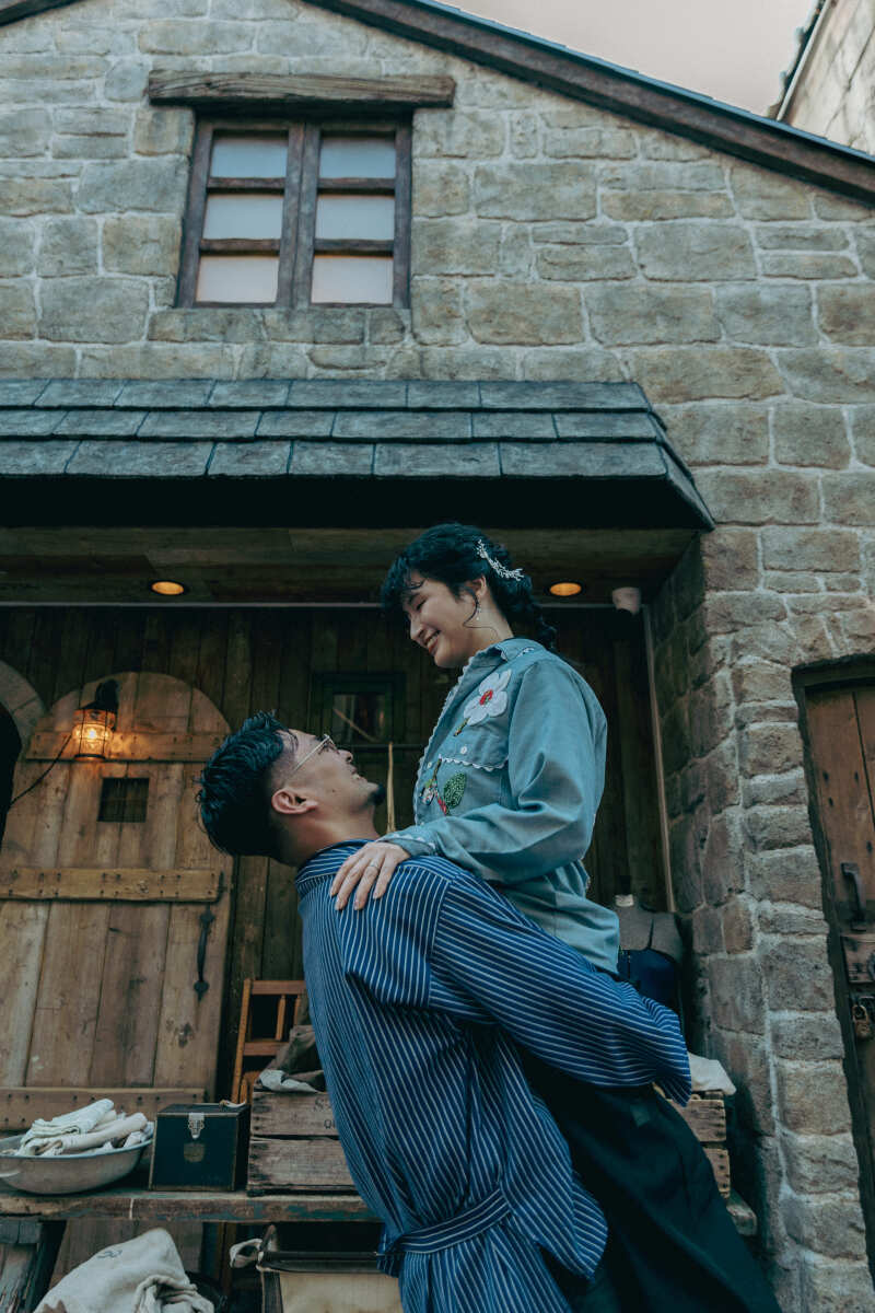 ジャケットでカジュアルに