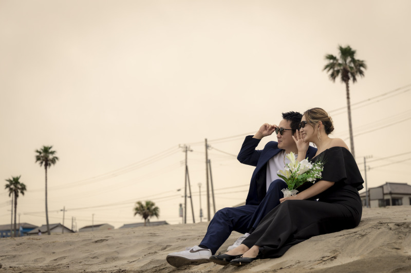 南国の夕暮れみたいな一枚