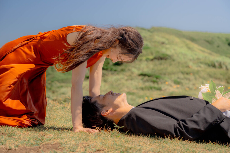 自然体なふたりのラブラブショット♡