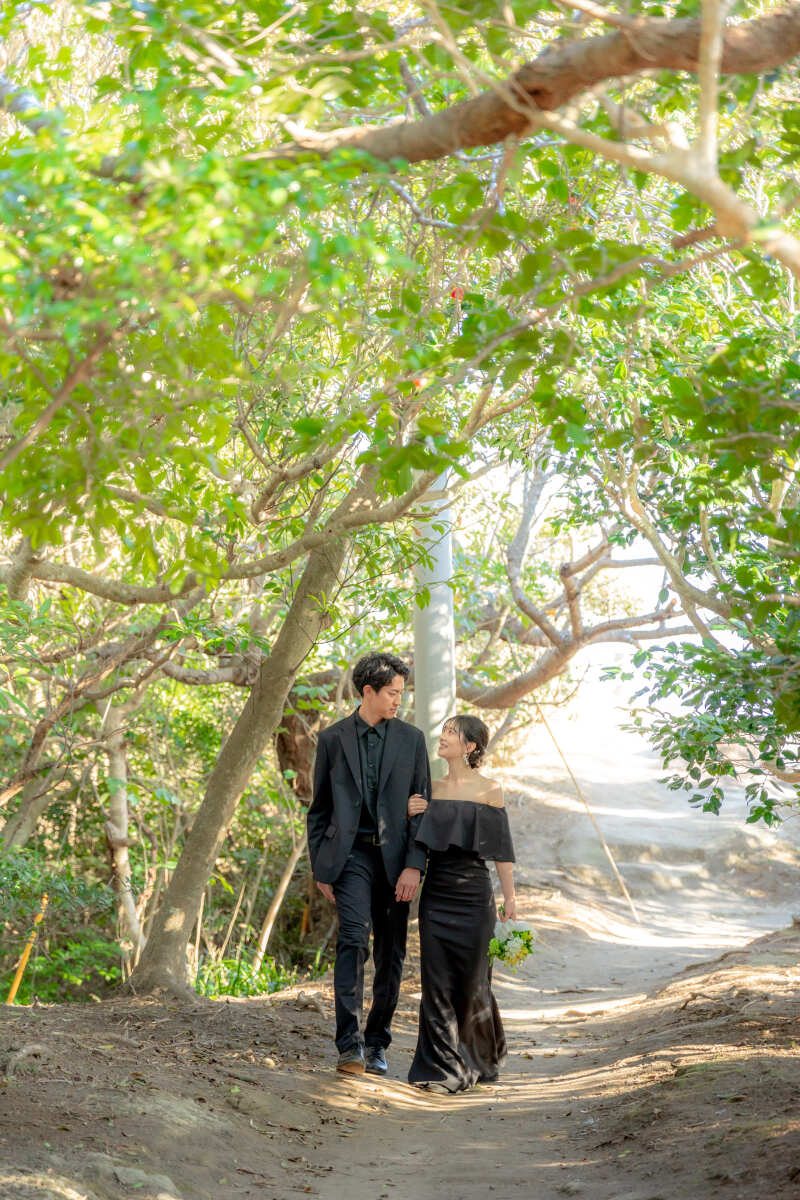 海に向かう道でも撮影♪