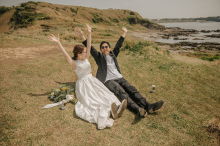 二人らしさ満載！笑顔溢れる結婚式前撮り☺