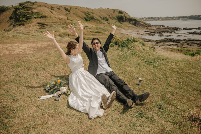 二人らしさ満載！笑顔溢れる結婚式前撮り☺