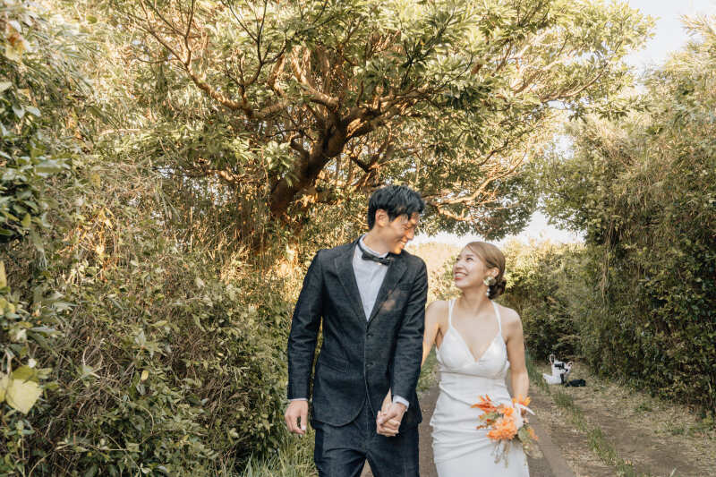 城ケ島公園でロマンティックな前撮り