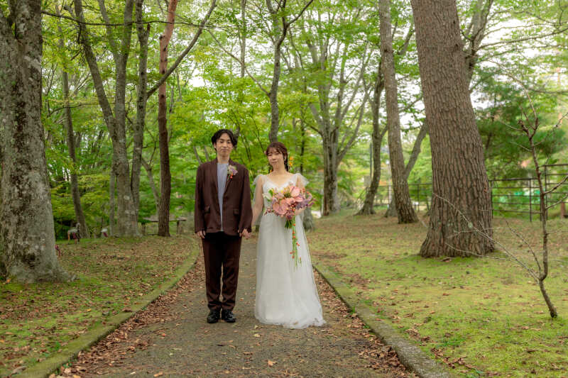 山中湖での前撮り