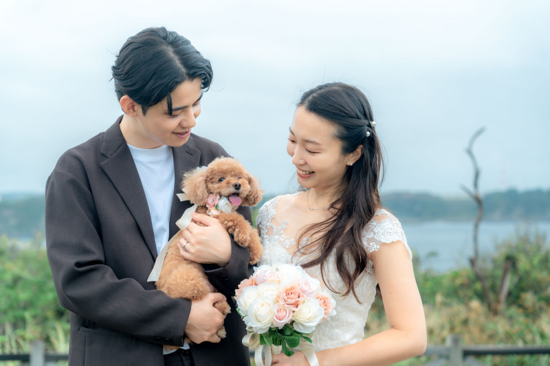Rele Wedding_ペットと一緒に撮影できる