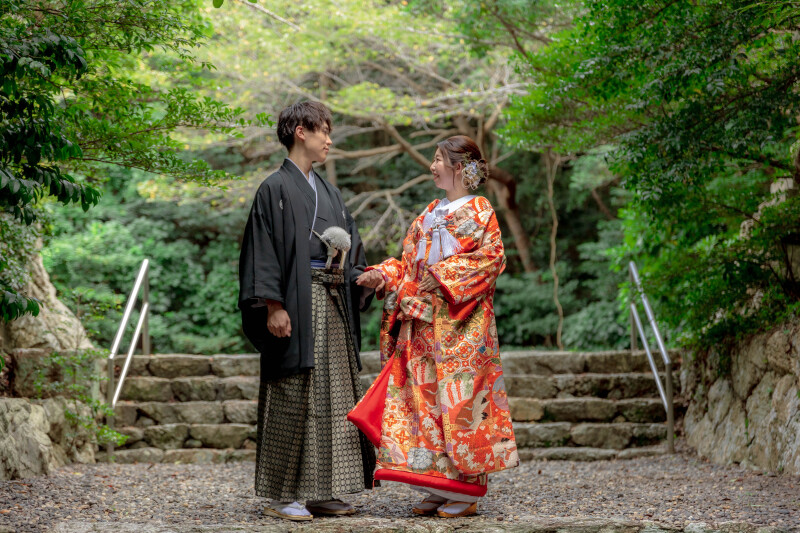 ロケーション×和装で感じられる季節感♪