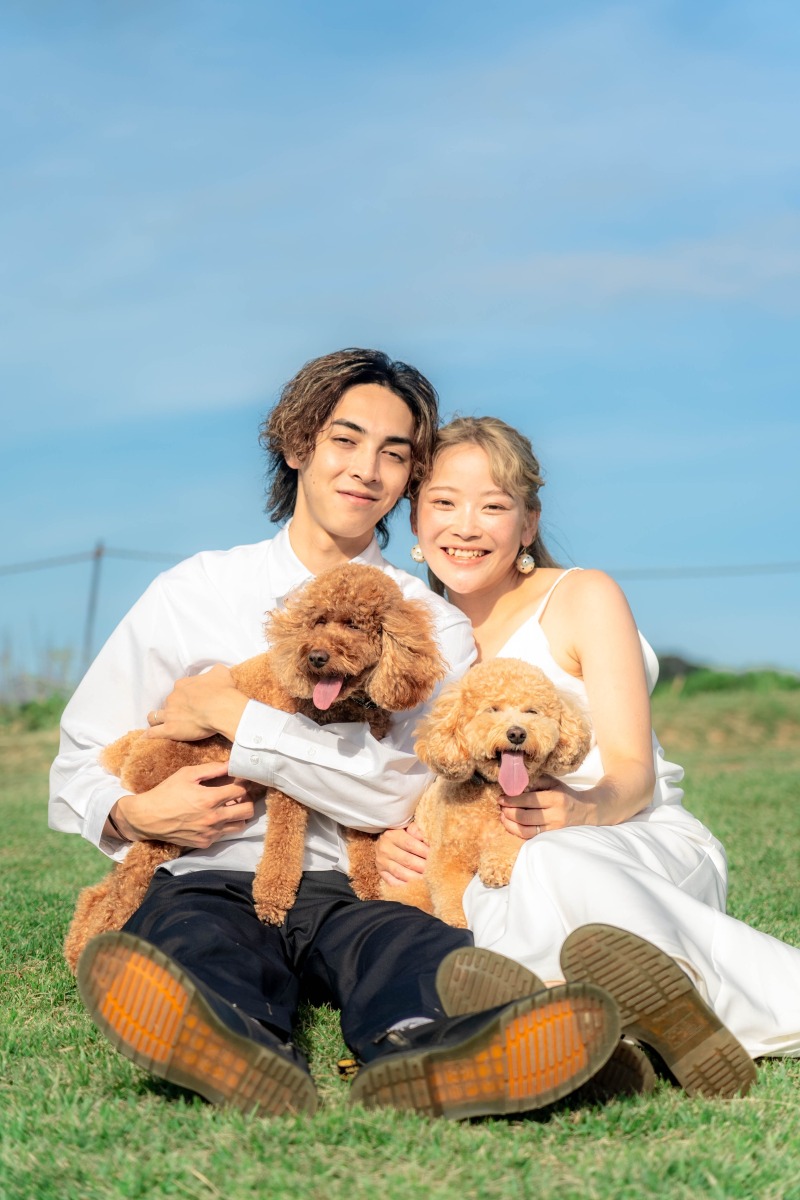 Rele Wedding_ペットと一緒に撮影できる