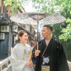 庭園の四季とともに、和装撮影を♪