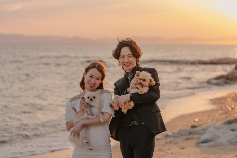 Rele Wedding_ペットと一緒に撮影できる