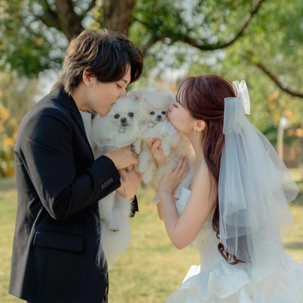 Rele Wedding_ペットと一緒に撮影できる