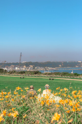 Rele Wedding_【とくちゃんch撮影】城ヶ島公園でポップな前撮り