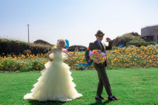 Rele Wedding_【とくちゃんch撮影】城ヶ島公園でポップな前撮り