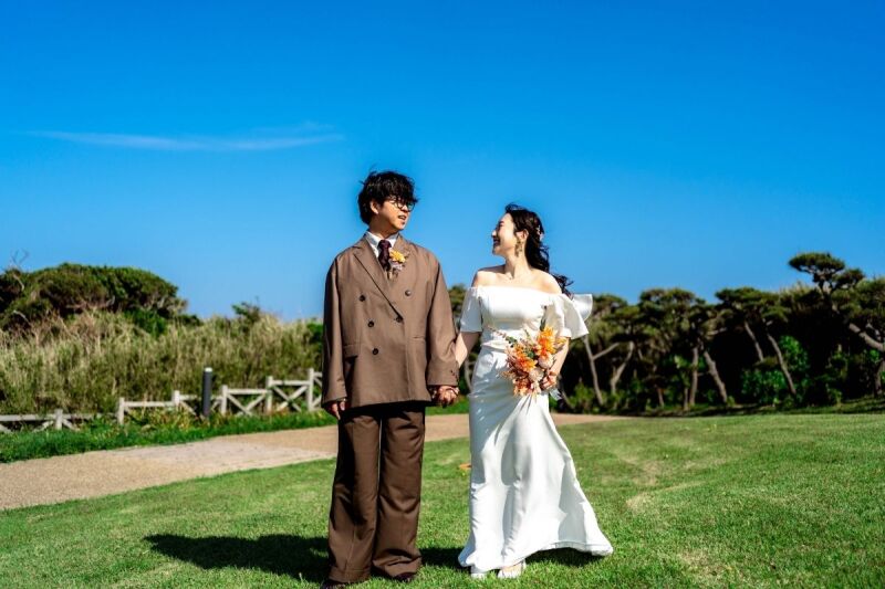 【★衣装フル＋全データ納品★】選べるドレスとタキシード！| ロケーション前撮り100カット以上全データ納品プラン