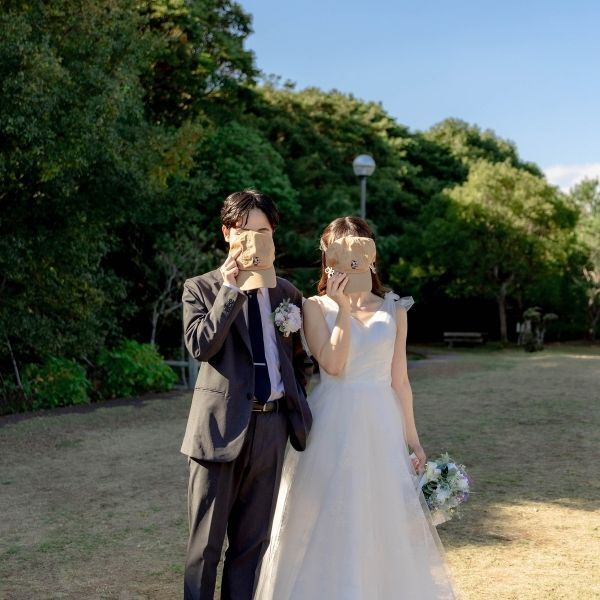 【元データプレゼント★ドローン撮影が無料】選べる無料ドレス！映像元データの付お得なオープニングムービー | 小物類持ち込み料無料