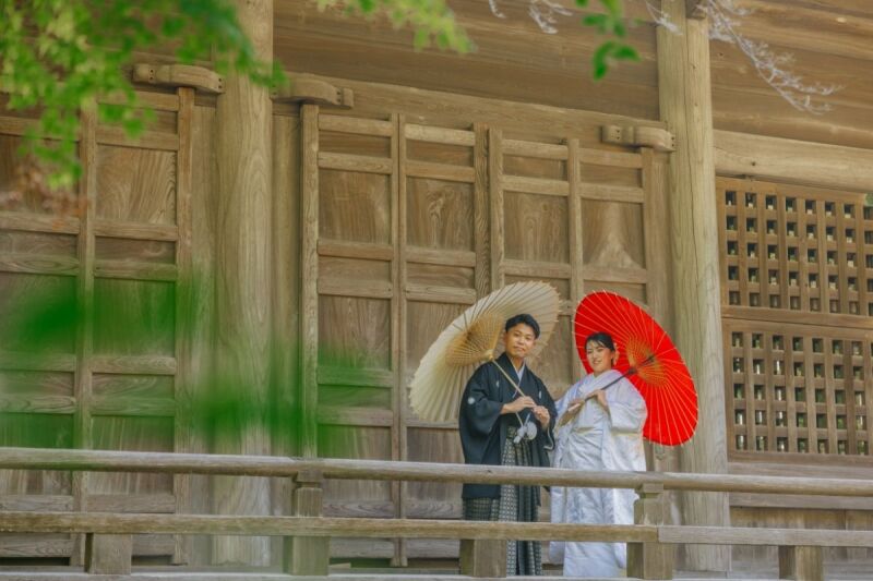 【結婚式準備応援★和装フルセット】白無垢・色打掛前撮りデータ無制限｜3時間撮影《全国対応》