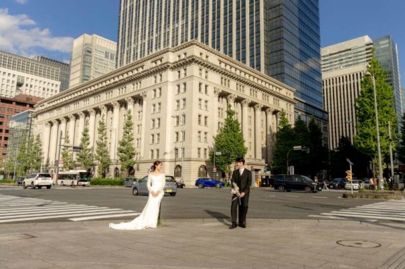 【都会をドラマチックに】東京・丸の内街撮りフォト　最低100枚以上の納品確約☆