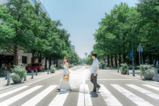 ☆ドレスレンタル込み☆ 大人気ロケーションみなとみらいで撮影が叶う♪【ドレスセットプラン】