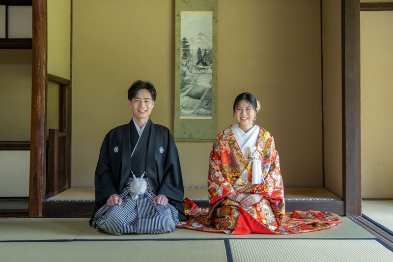 白無垢と色打掛で彩る前撮り