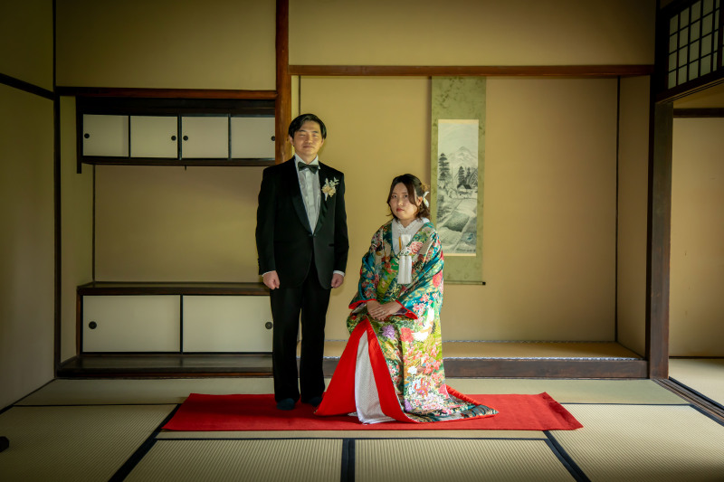 和室で残す伝統的な写真