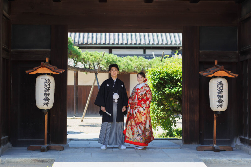 歴史ある門前 