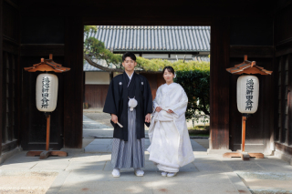 白無垢と古民家の和時間