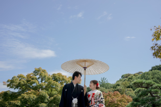 青空の下、大切な人と一緒に