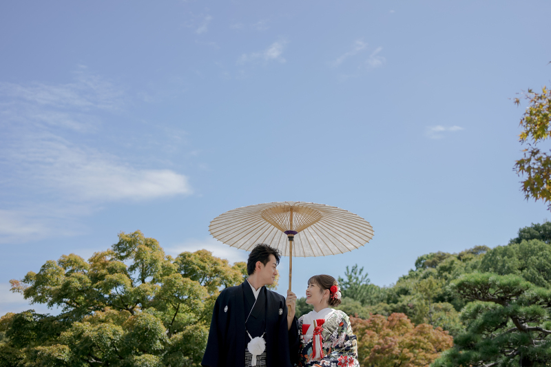 青空の下、大切な人と一緒に