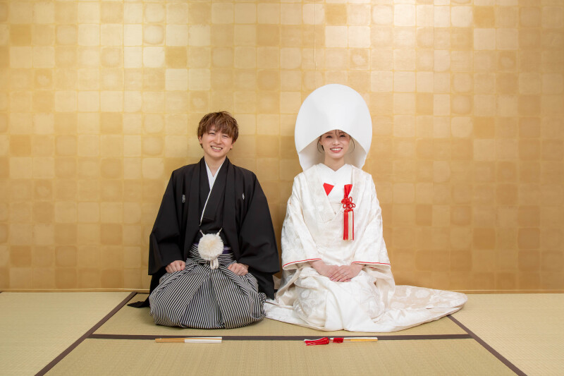 白無垢で迎える晴れの日