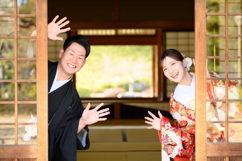 ひょっこり笑顔