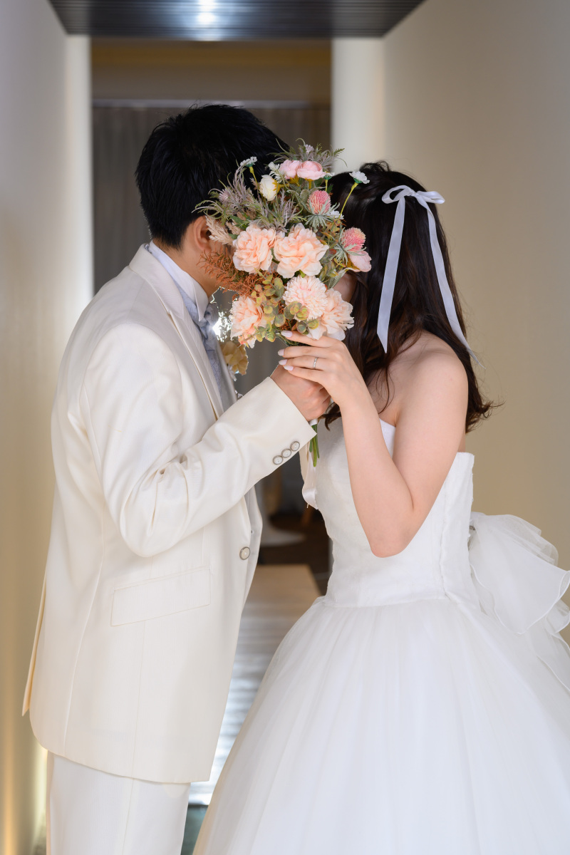 お顔をかくして♡