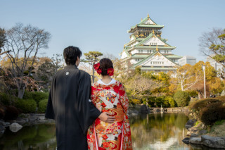 大阪城ロケとスタジオ和装撮影レポート！