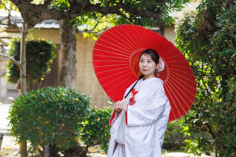 新婦様のソロショット