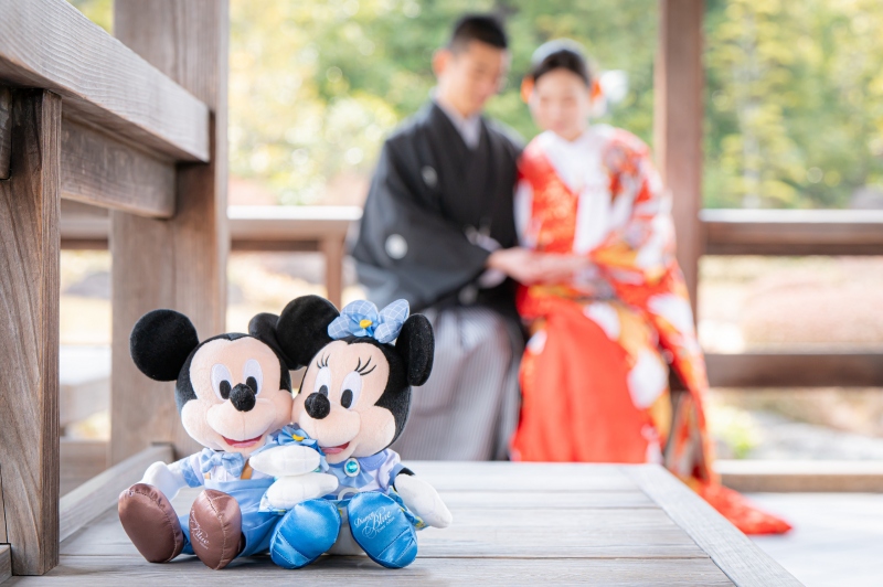 庭園とスタジオ両方で撮影♪